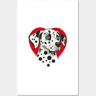 Cute Dalmatian Posters and Art